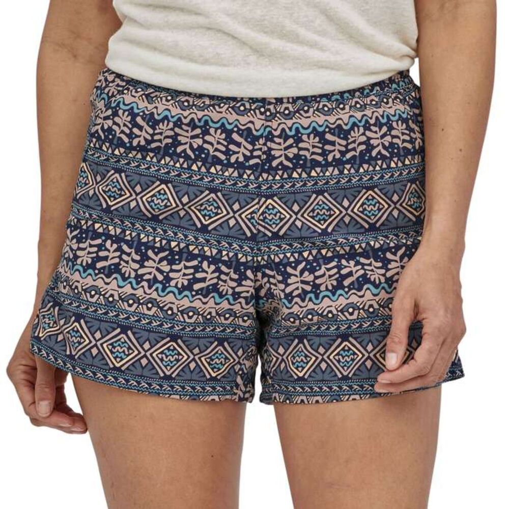 Patagonia Mangrove Tiki Baggies Drawstring Shorts Womens XL